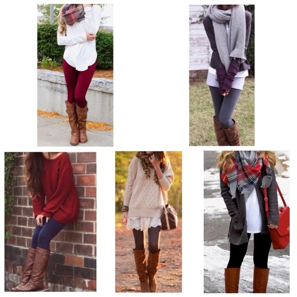 π Olive Fleece Lined High Waist Legging OS π - Picture 2 of 2